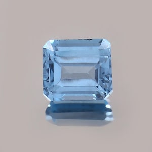 AAA London Blue Topaz Gemstone: Radiant Cut, 16x14mm Brazilian Loose Stone