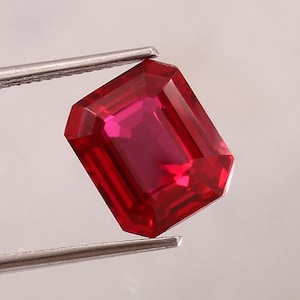 AAA Flawless Blood Red Mozambique Ruby Radiant Cut Loose Gemstone Cut, Top Quality Sapphire Ring & Fine Jewellery Making 7x6 To 22x21 MM
