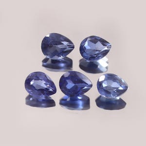 AAA Flawless Ceylon Royal Blue Sapphire Loose Pear Gemstone Cut Lot, High Quality Sapphire Ring And Jewelry Making Pear Gemstone 9x7 MM Lot,