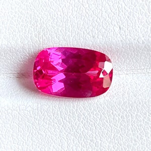 AAA+ Mozambique Ruby: 12x7mm Cushion Cut Loose Gemstone