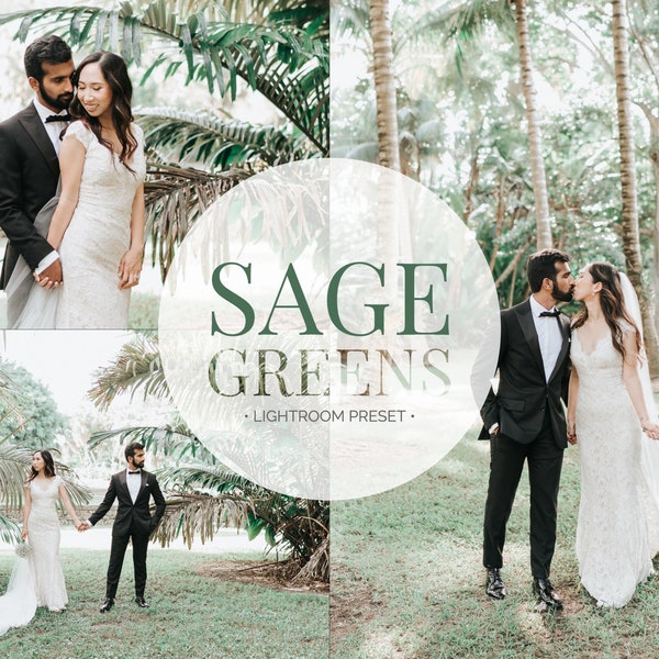 Sage Greens - Lightroom Preset - Instant Download - 5 Presets