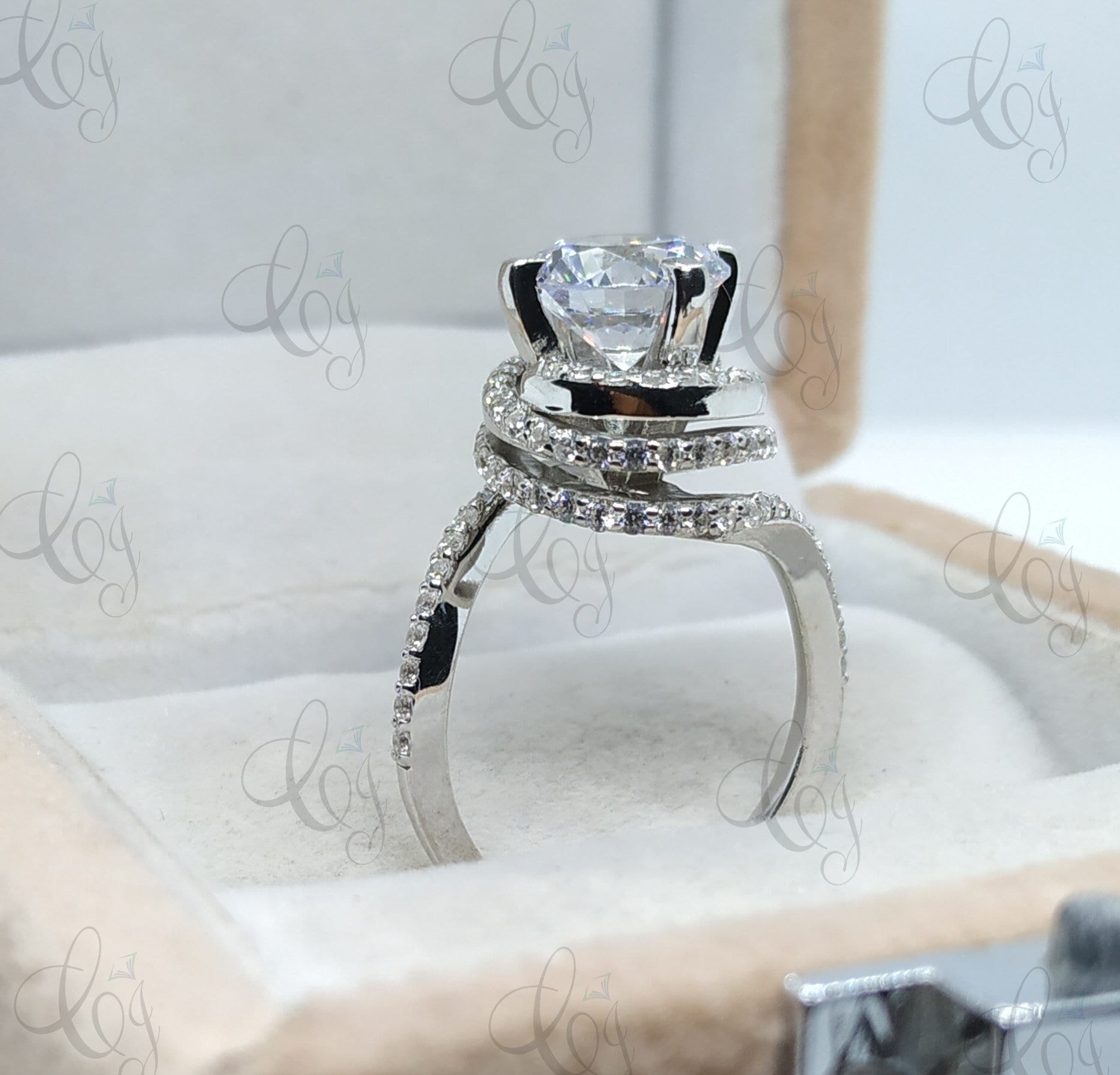 Swirl engagement rings Etsy