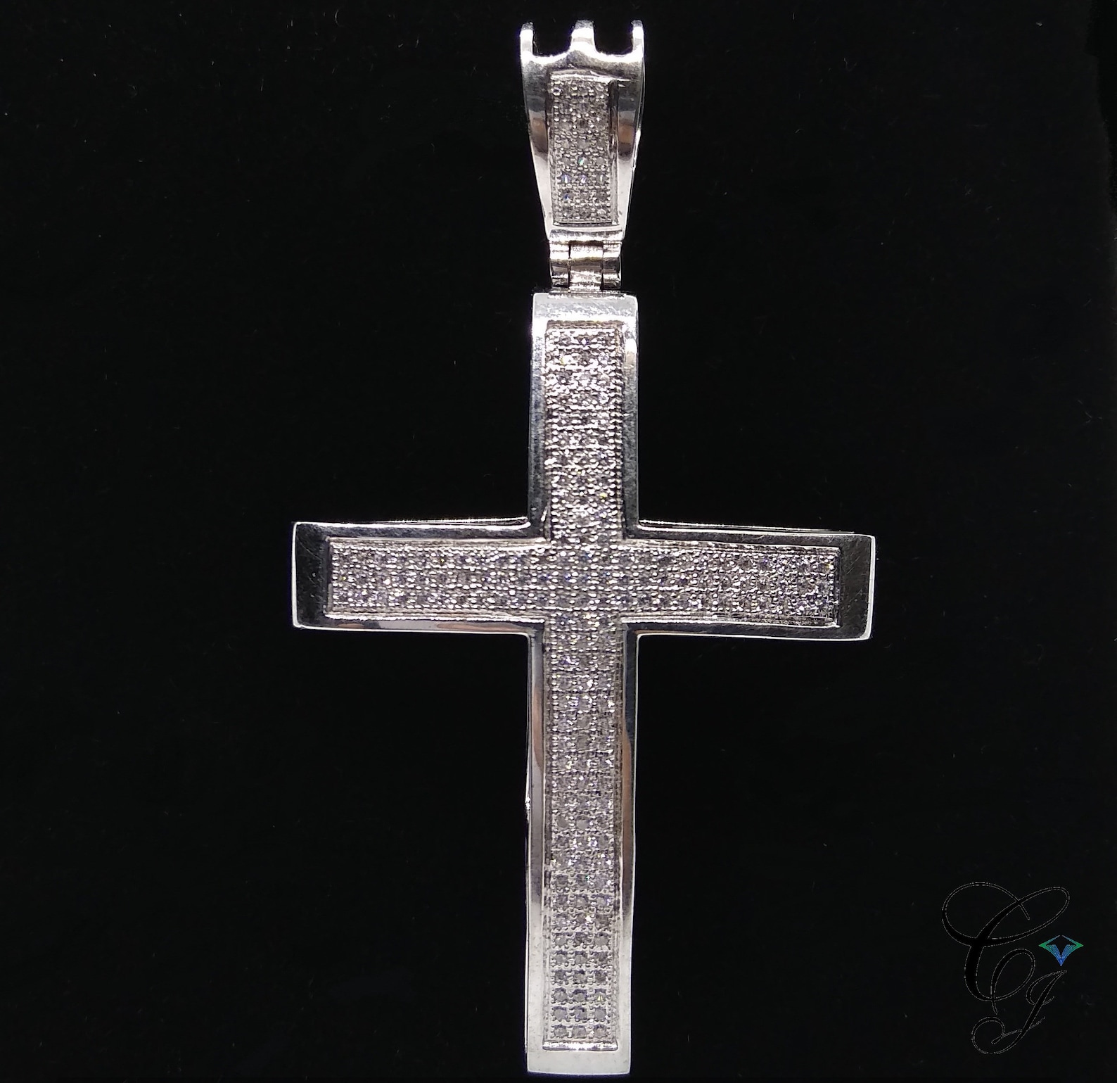 Jesus Cross Religious Crucifix Charm Pendant in Solid 925 Sterling ...