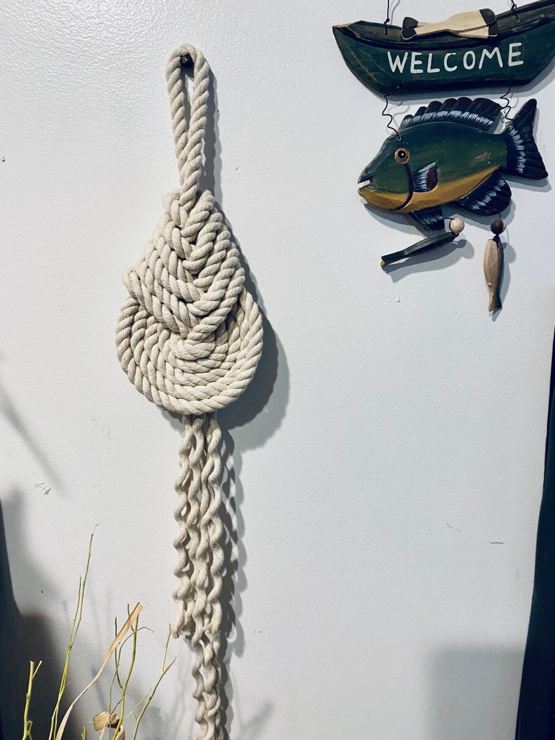 Pipa Knot Macrame Wall Art Large Etsy