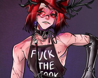 Alastor 'f*ck the kochen' Druck