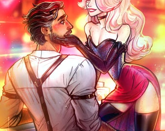 Impressão de fanart do HuskerDust Casino