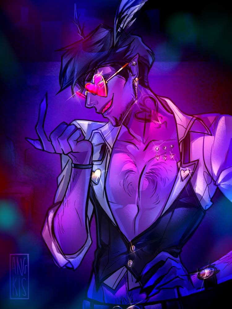 Valentino Hazbin Print - Etsy 