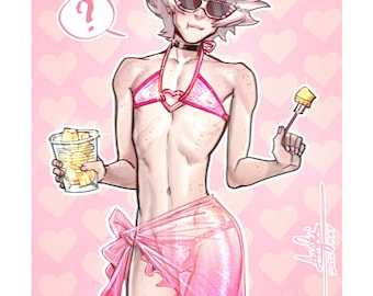 Angel Dust Sommerzeit Fanart Druck