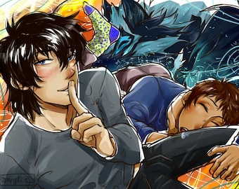 Nickerchen mit Cosmo~ (Klance Print)