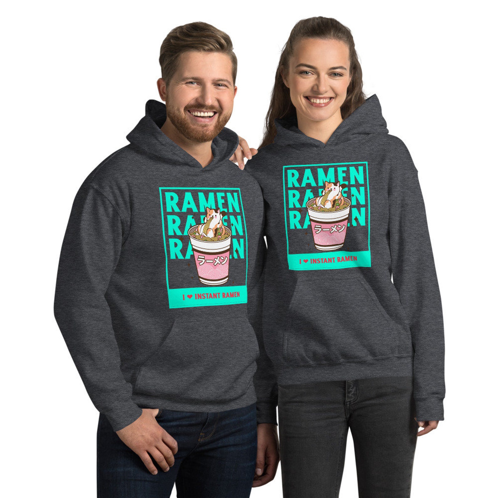 I love Instant Ramen Noodles Unisex Hoodie Ramen Noodles | Etsy
