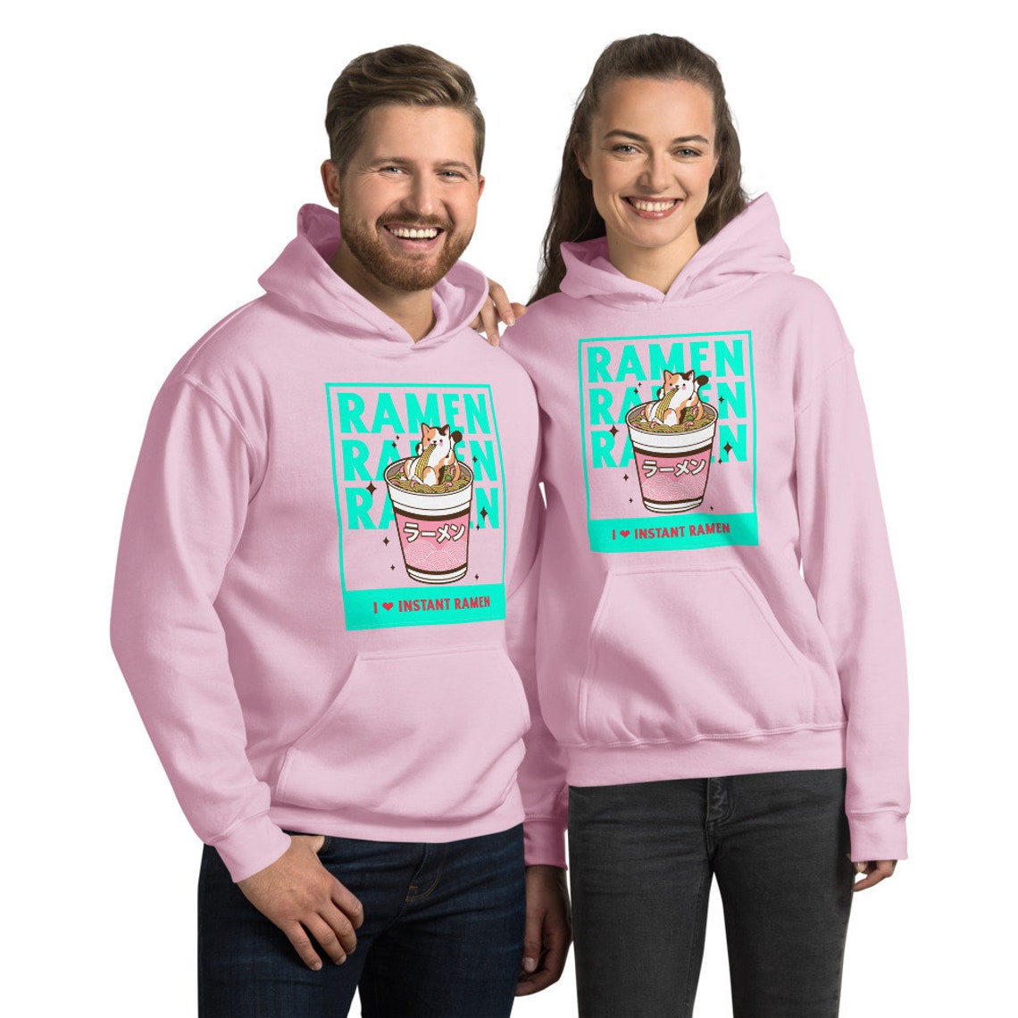 I love Instant Ramen Noodles Unisex Hoodie Ramen Noodles | Etsy