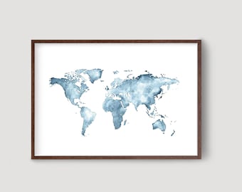 Art print "World Map"