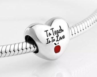 To teach is hotsell to love pandora charm