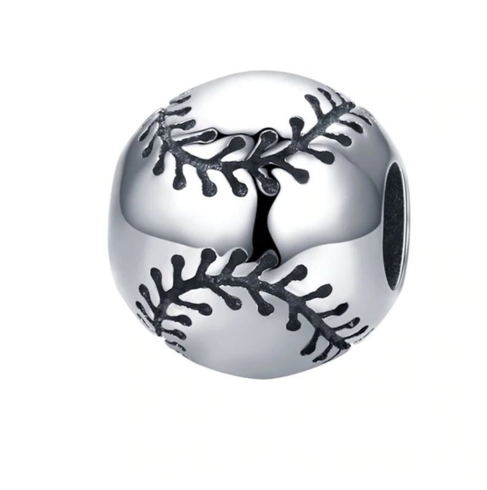 Baseball 925 Sterling Silver Pandora Fit Charm Etsy