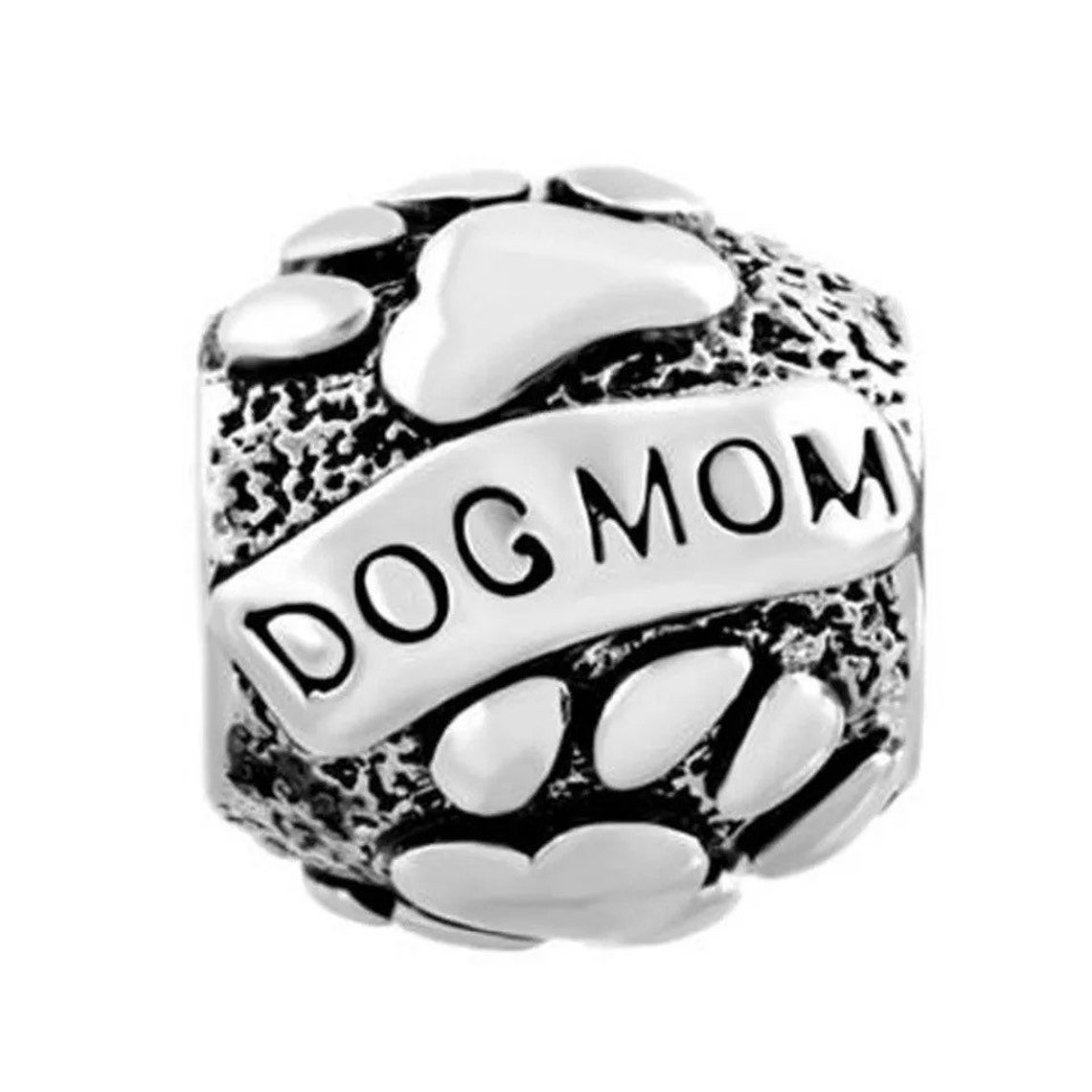 Dog Mom Silver Pandora Fit Charm Etsy