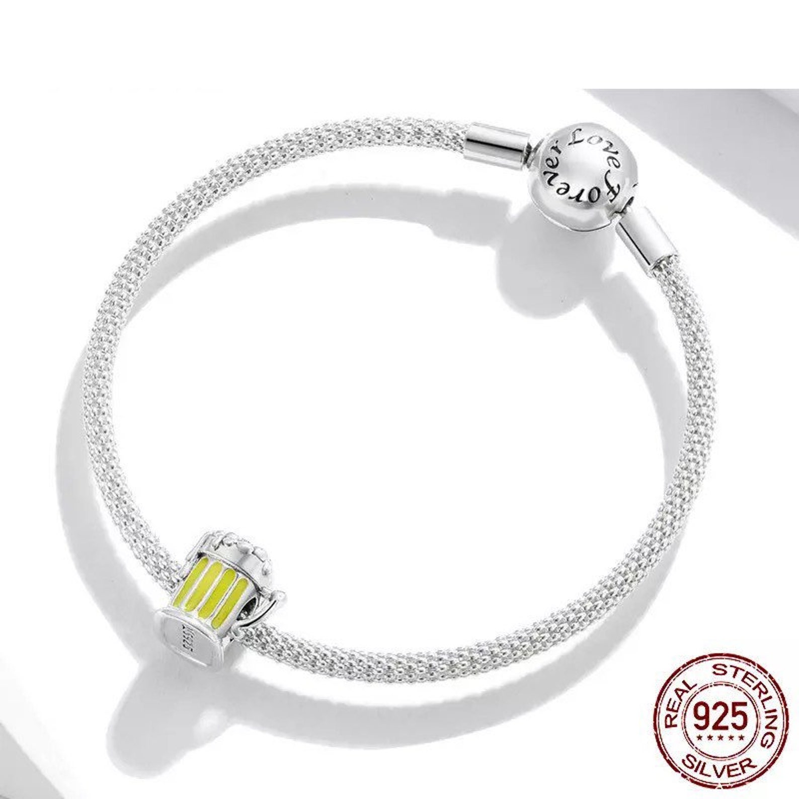 Beer Glass 925 Sterling Silver Pandora Fit Charm Etsy