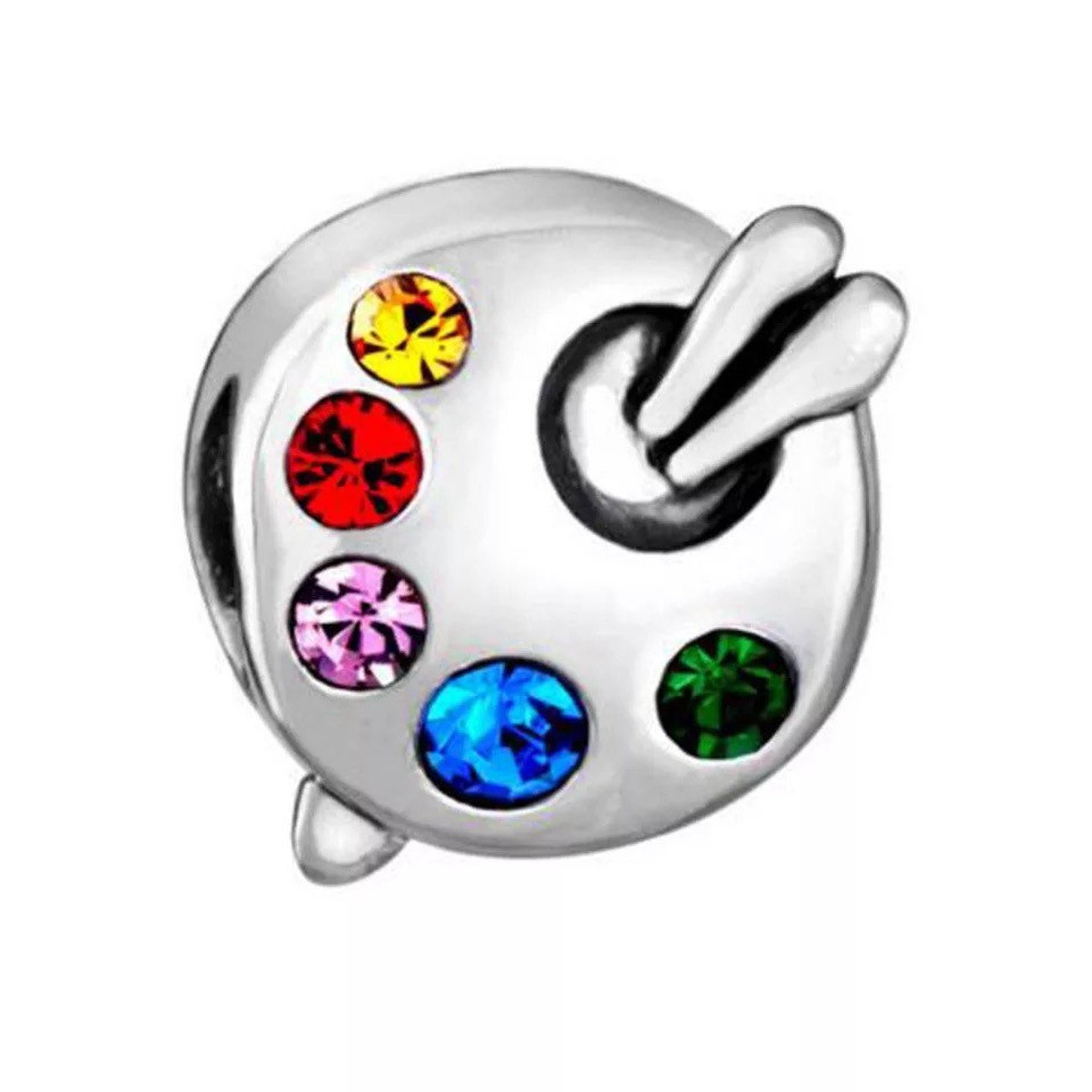 Painters Palette Pandora Fit Charm Etsy