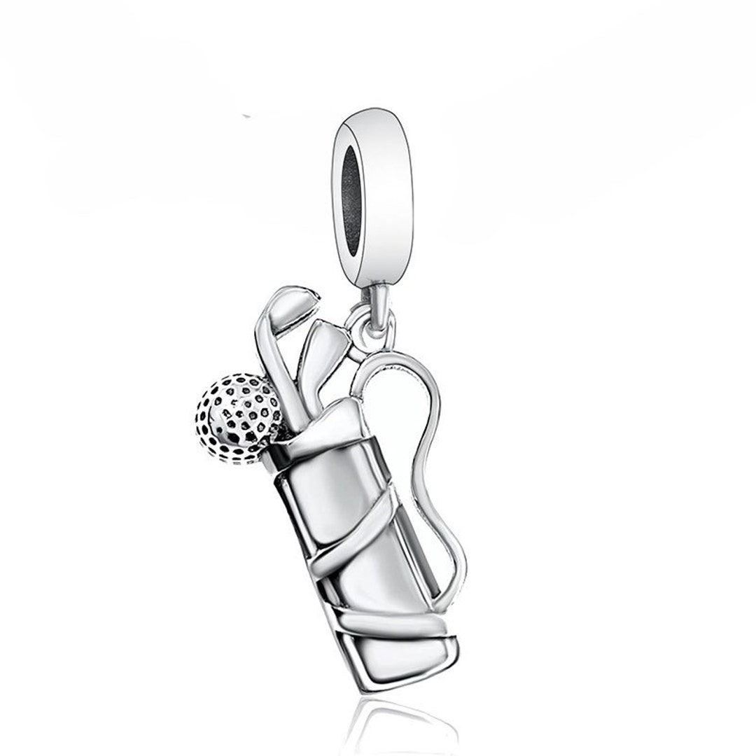 Golf Club Bag 925 Sterling Silver Pandora Fit Charm -  Israel