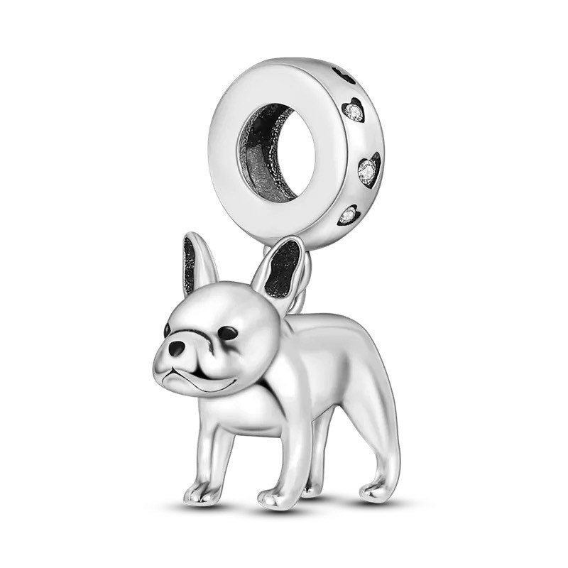 French Bulldog 925 Sterling Silver Pandora Fit Charm Etsy UK