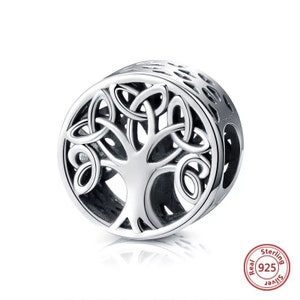 Celtic Knot Tree 925 Sterling Silver Pandora Fit Charm