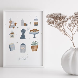 Hygge Poster, Minimalistisches Poster, Hygge Home Dekor, Nordisches Poster, Hygge Print, Herbst Poster, Herbst Dekoration