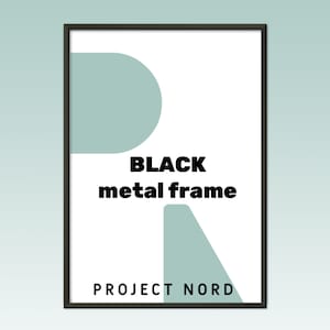 16x24 Aluminum Frame / Colors: Black, White, Graphite, Silver, Gold /  Antireflective Nonreflective / 24x16 Aluminium Frame 