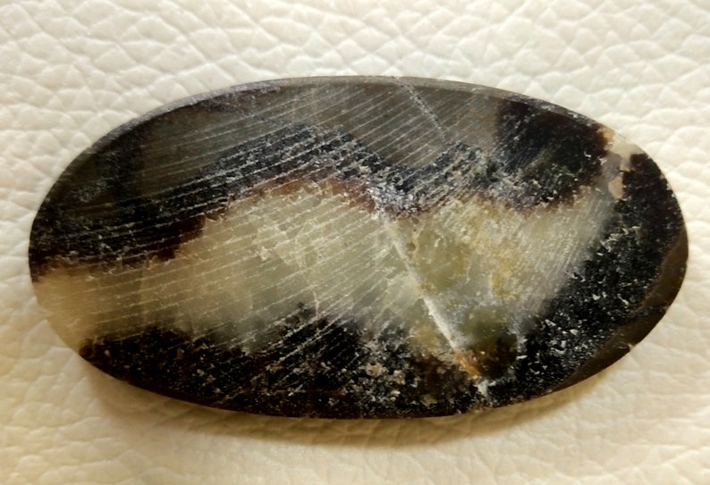 Natural Septerian Jasper Oval Shape Cabachone AA Quality Septerian Gemstone 54Cts 45x24MM Rare Quality Cabachone Jewelry Making Stone S817