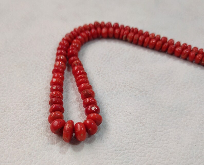 Coral Cabochons Beads 9--4 MM Beads F190 16Inches Strand 100/% Natural Italian Coral Beads-Red Coral Button Shape Coral Beads BIG SIZE !