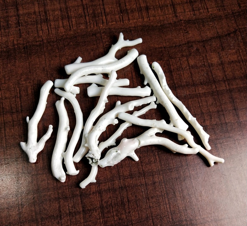 Beautiful 232Cts 100/% Natural Japan/'s White Coral Gemstone Loose Branch Polished A Quality Coral Stick Smooth Gemstone Length 70--48 MM B87