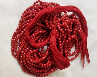5*9mm Drop Orange Natural Coral Beads for Jewelry Making DIY Necklace Strand 15" 