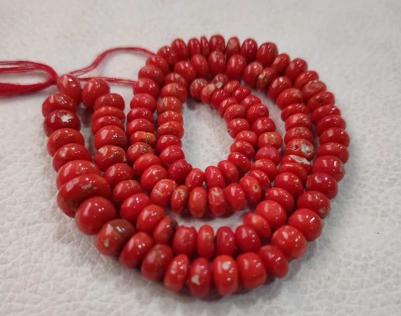 Coral Cabochons Beads 9--4 MM Beads F190 16Inches Strand 100/% Natural Italian Coral Beads-Red Coral Button Shape Coral Beads BIG SIZE !