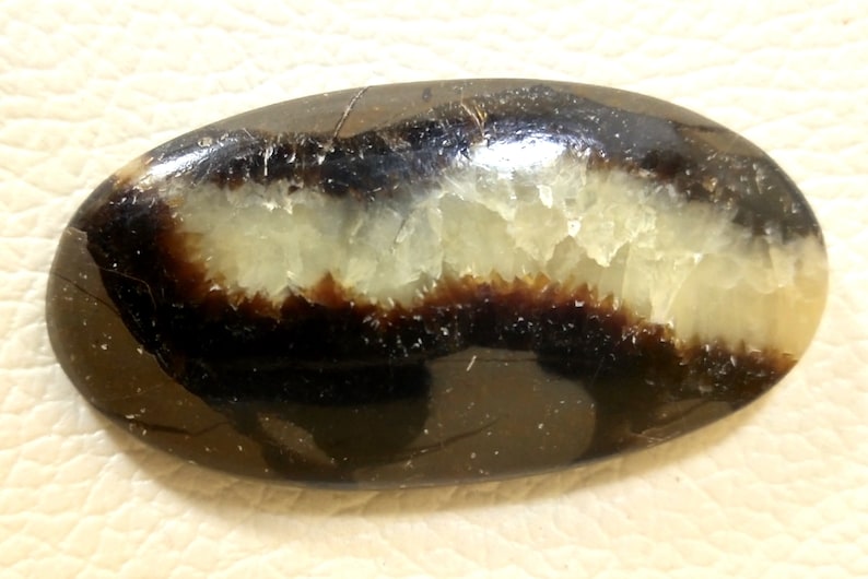 Natural Septerian Jasper Oval Shape Cabachone AA Quality Septerian Gemstone 54Cts 45x24MM Rare Quality Cabachone Jewelry Making Stone S817