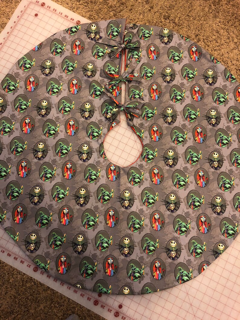 Nightmare Before Christmas Tree Skirt Etsy