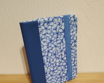 Floral Fabric Composition Notebook Cover with Elastic Band
