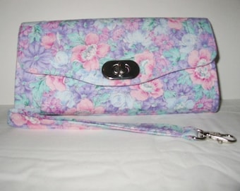 Carteira/Crossbody/Carteira para Celular/Clutch/Floral