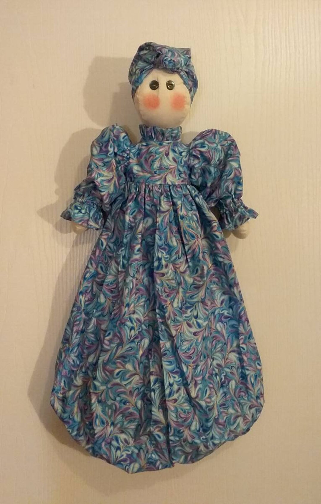 Bag Lady/plastic Grocery Bag Holder Etsy