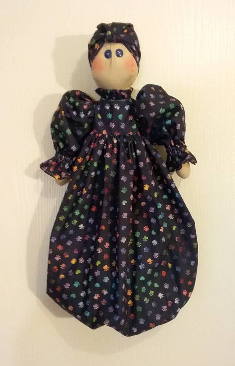 Bag Lady/plastic Grocery Bag Holder Etsy