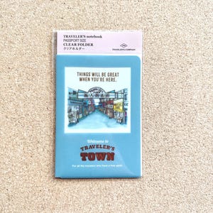 Traveler's Company Clear Folder: Traveler's Town 2024 Limited Edition Passport Size
