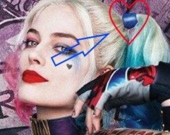 Harley Quinn Hair Cones – 3D Printed, Cosplay Hair Cuffs
