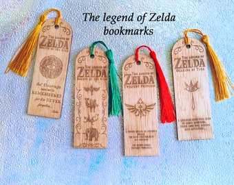 Inspired / The legend of Zelda Bookmarks / TLOZ breath of the wild
