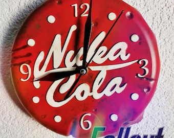 Fallout Nuka Cola Wall Clock, Game Fan Art Decoration