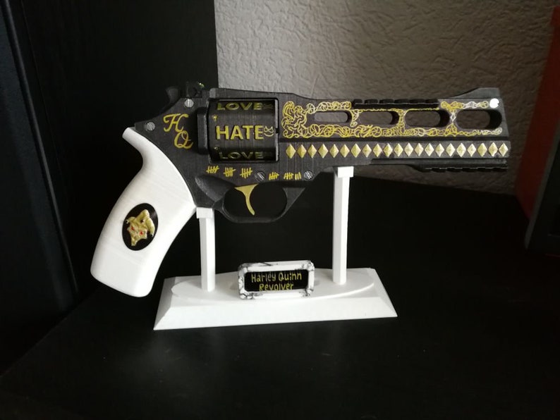 Harley Quinn Gun 3D Printed Etsy