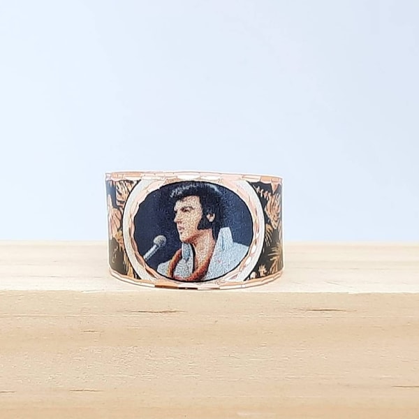 Elvis Presley Copper Handmade  Rings, Aloha from Hawaii Ring, Elvis Fans Ring,Adjustable Elvis Gifts, Unisex Elvis Collectibles