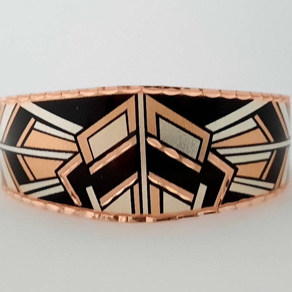 Unique Art Deco Bracelet, Art Deco Jewelry,  Adjustable Bracelet,  Art Deco Jewelry, Art Deco Gifts