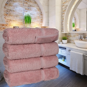 3 Piece Turkish Towel Set for Bathroom, 1 Bath Towel, 2 Hand