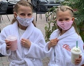 Personalized Gifts Kid 39 s Shawl Collar Plush Robes 2100 or Blank, Soft Cozy Coplay Boy 39 s Robe, Girl 39 s Robe, Turkish Bathrobe Monogrammed Robe