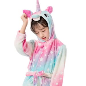 New Personalized Gifts Toddlers & Kids Hooded Unicorn Robe 2160, Snuggle-Fit Boy&#39;s Robe, Girl&#39;s Robe, Chick Trendy - Monogrammed Color #13