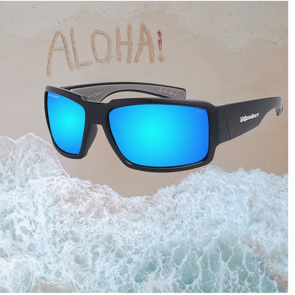 Solomon IO - Boogie Sicherheit Eisblau Spiegel Sonnenbrille Matt Schwarz Rahmen Polarisierte Linse und Grau Schaum