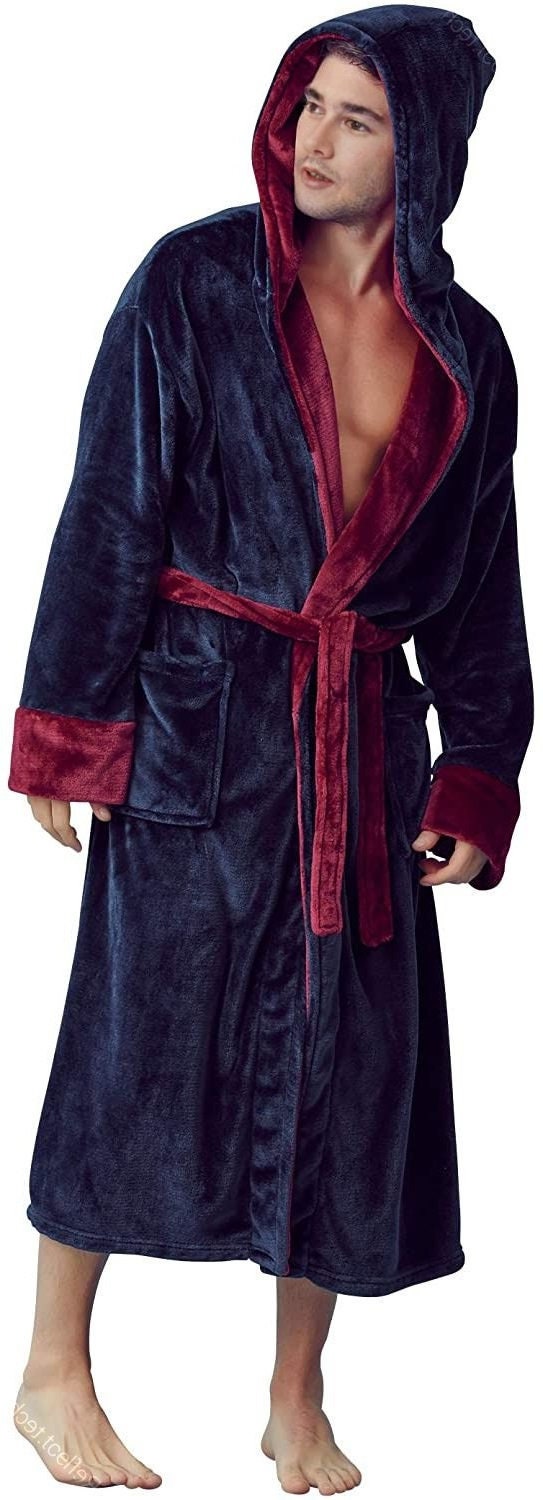Personalized Men's Bathrobe Long Ultra Soft 6140 Lounge Etsy