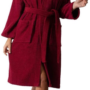 New Personalized Gifts Turkish Towel Bathrobe Unisex Kimono Bathrobe 4020 or Blank Soft Turkish Cotton Hotel Kimono Robe de Chambre image 10
